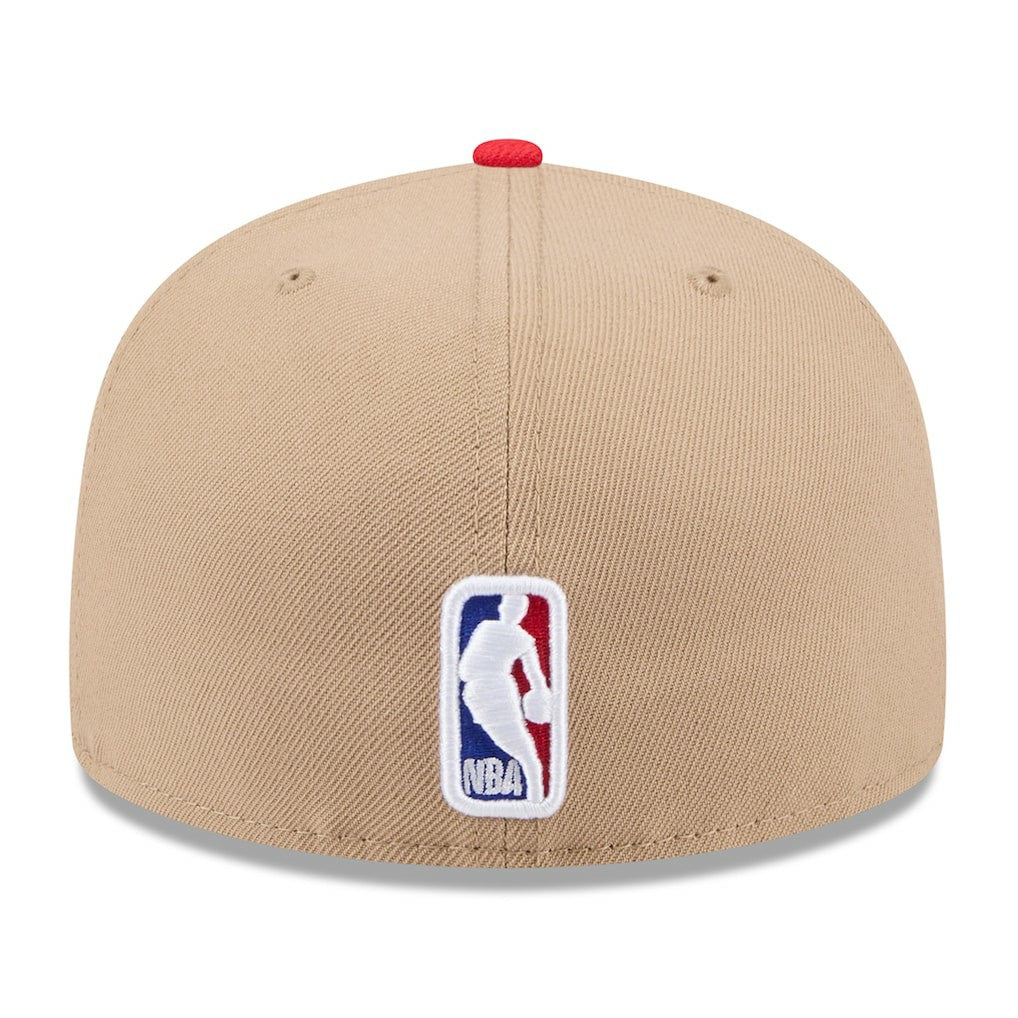 Atlanta Hawks 2024 NBA Draft 59FIFTY Fitted Hat - Tan/Red cheap