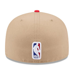 Atlanta Hawks 2024 NBA Draft 59FIFTY Fitted Hat - Tan/Red cheap