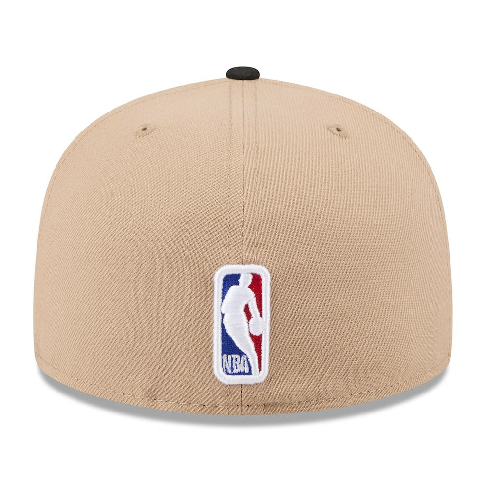 Brooklyn Nets 2024 NBA Draft 59FIFTY Fitted Hat - Tan/Black on sale
