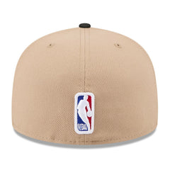 Brooklyn Nets 2024 NBA Draft 59FIFTY Fitted Hat - Tan/Black on sale