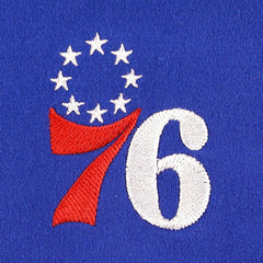 Philadelphia 76ers FISLL Unisex Multi-Language Pullover Hoodie - Royal cheap