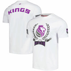 Sacramento Kings FISLL Unisex Heritage Crest T-Shirt - White cheap