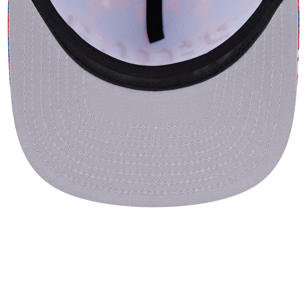 Philadelphia 76ers Seeing Diamonds A-Frame Trucker 9FIFTY Snapback Hat - Royal on sale
