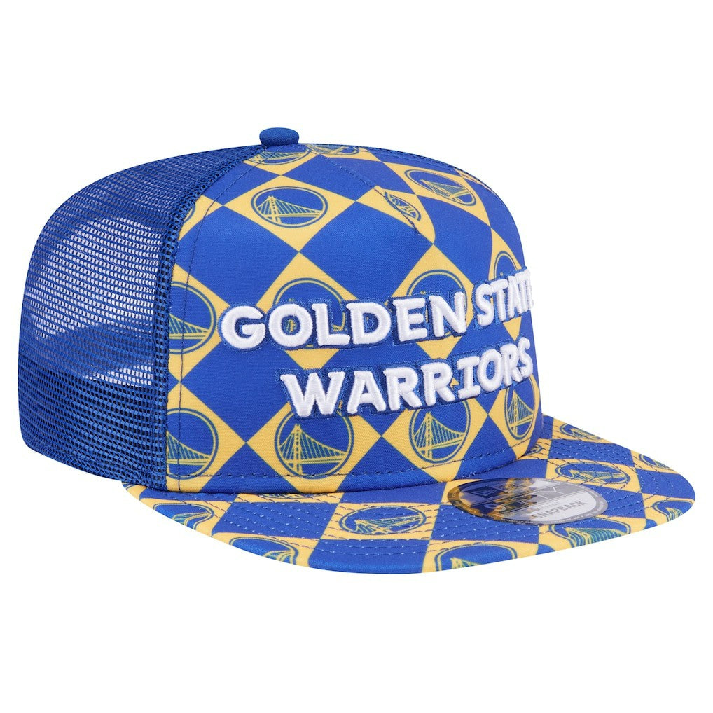 Golden State Warriors Seeing Diamonds A-Frame Trucker 9FIFTY Snapback Hat sale - Royal outlet