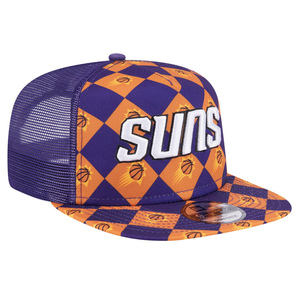 Phoenix Suns Seeing Diamonds A-Frame Trucker 9FIFTY Snapback Hat - Purple cheap