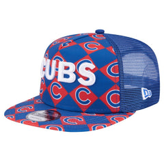 Chicago Cubs Seeing Diamonds A-Frame Trucker 9FIFTY Snapback Hat Royal