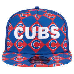 Chicago Cubs Seeing Diamonds A-Frame Trucker 9FIFTY Snapback Hat Royal