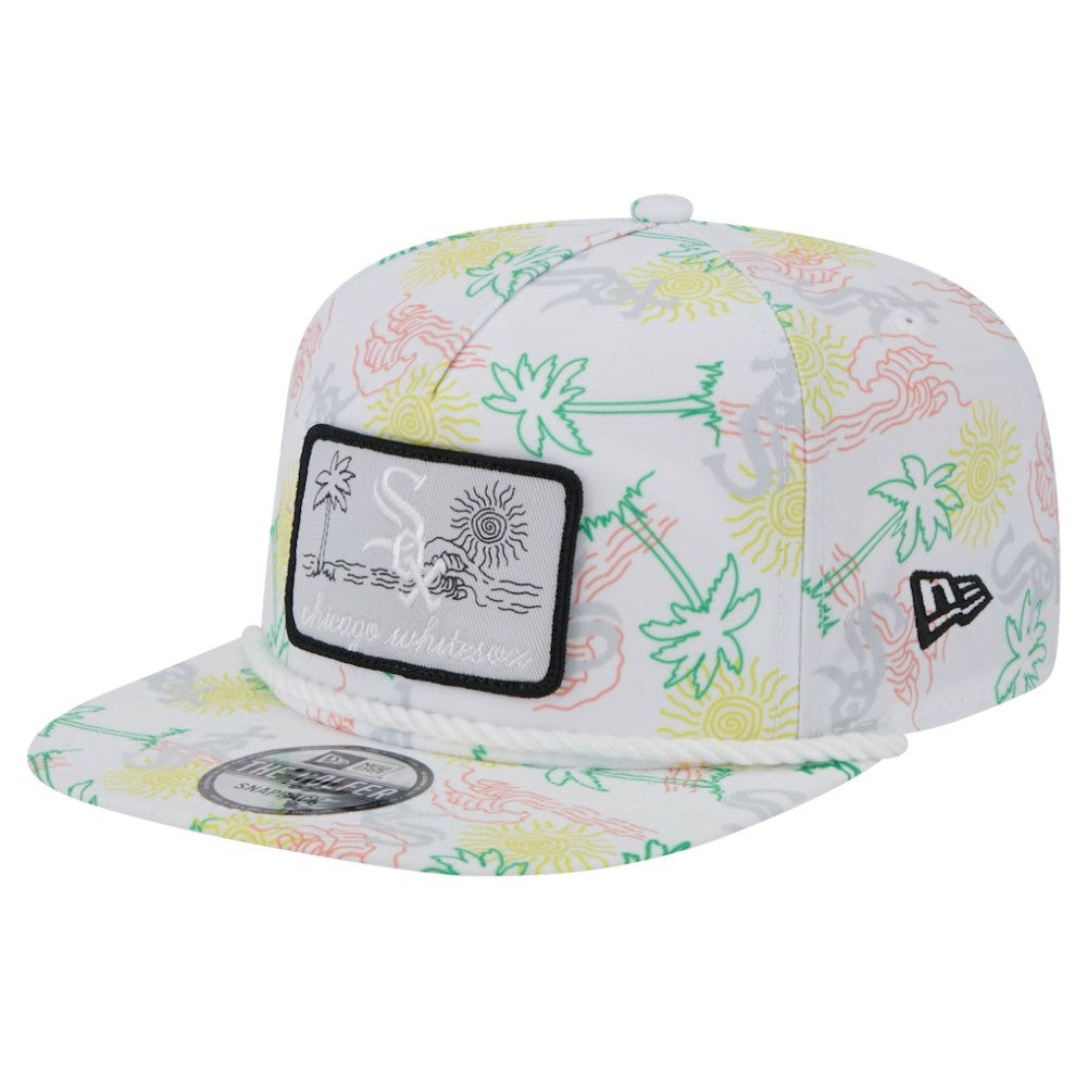 Chicago White Sox Islander Golfer Snapback Hat White