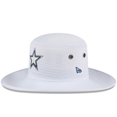 Dallas Cowboys New Era 2024 NFL Training Camp Panama Bucket Hat - White cheap