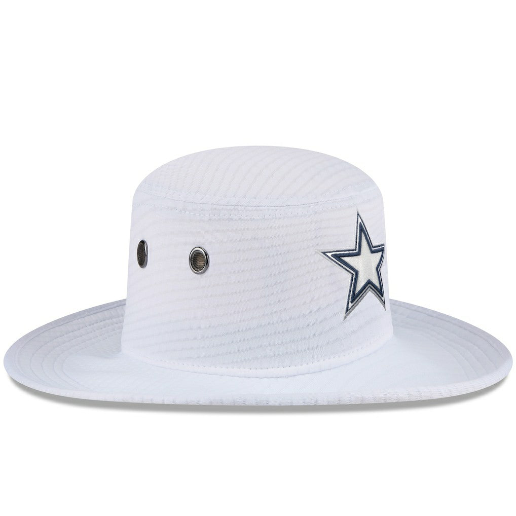 Dallas Cowboys New Era 2024 NFL Training Camp Panama Bucket Hat - White cheap