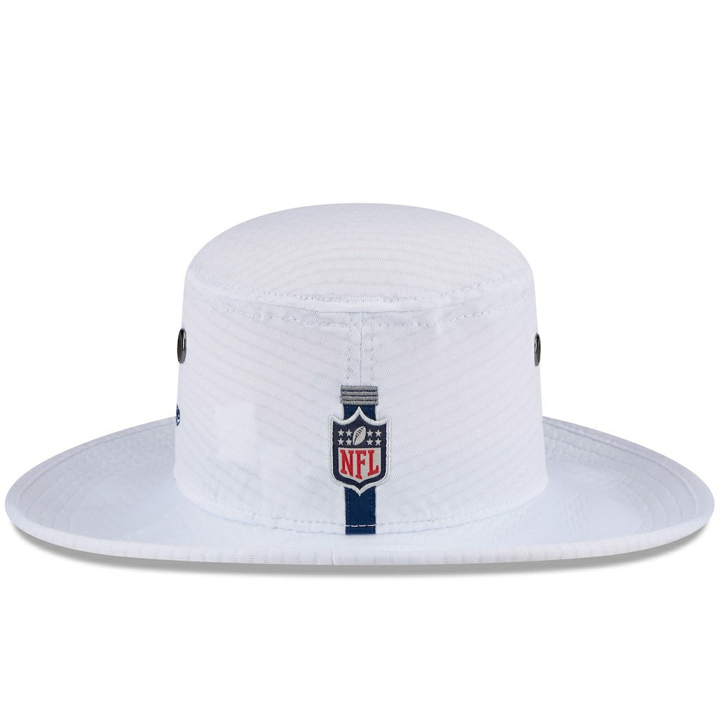 Dallas Cowboys New Era 2024 NFL Training Camp Panama Bucket Hat - White cheap