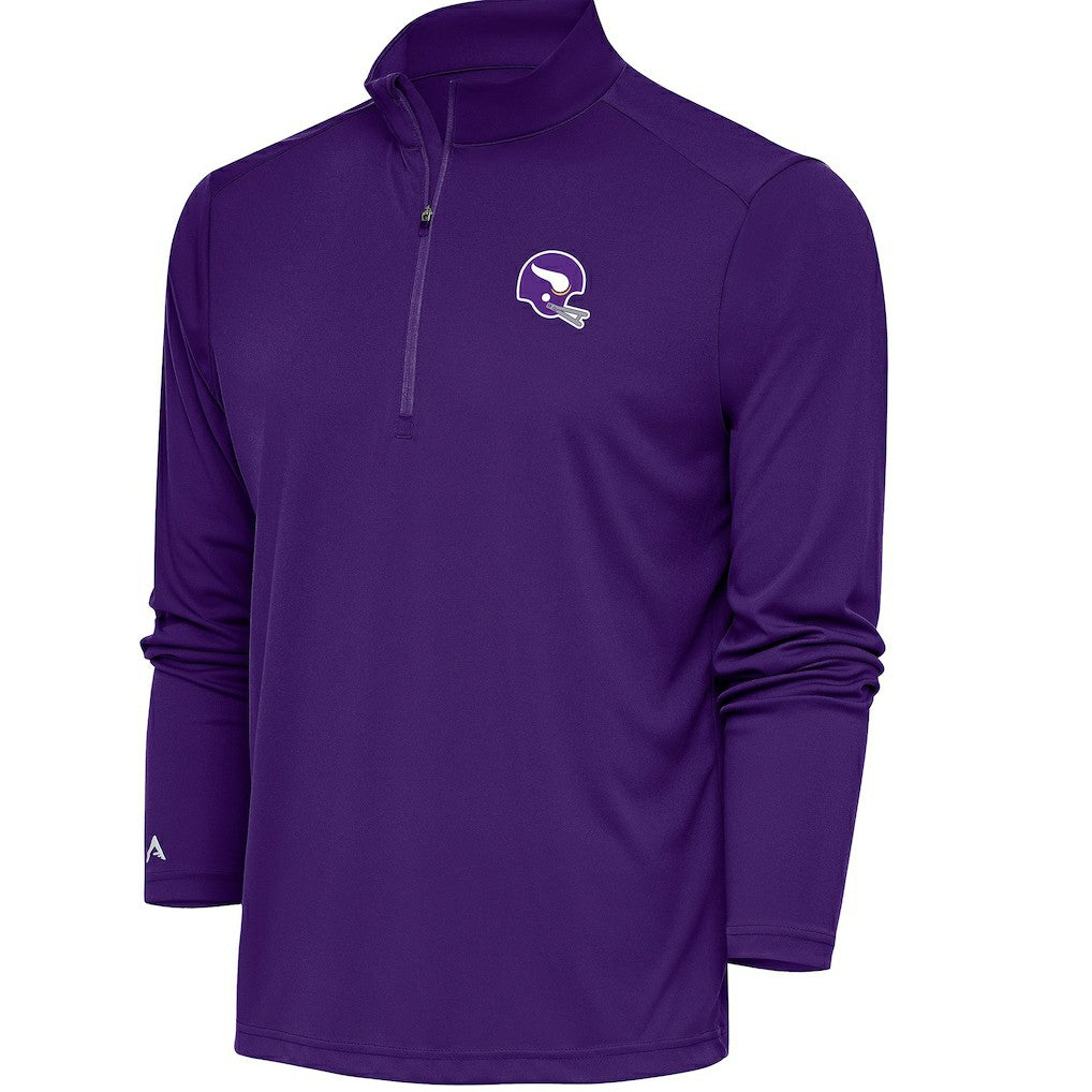Minnesota Vikings Antigua Tribute Quarter-Zip Pullover Jacket - Purple on sale