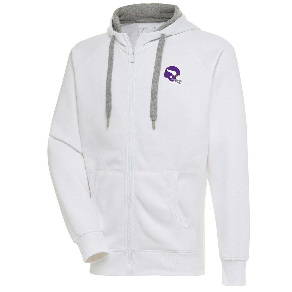 Minnesota Vikings Antigua Victory Full-Zip Hoodie - White discount