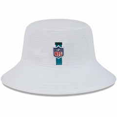 Jacksonville Jaguars New Era Youth 2024 NFL Training Camp Bucket Hat - White sale