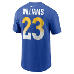 Kyren Williams Los Angeles Rams Player Name & Number T-Shirt - Royal online