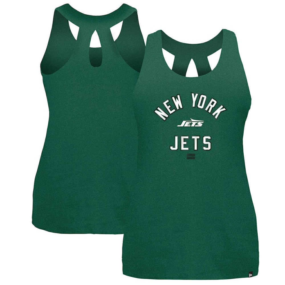 New York Jets New Era Women's 2024 NFL Training Camp Tank Top - Green cheap