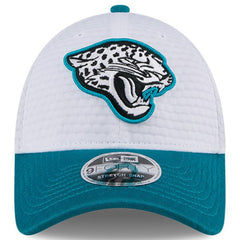 Jacksonville Jaguars New Era 2024 NFL Training Camp 9FORTY Adjustable Hat - White/Teal online
