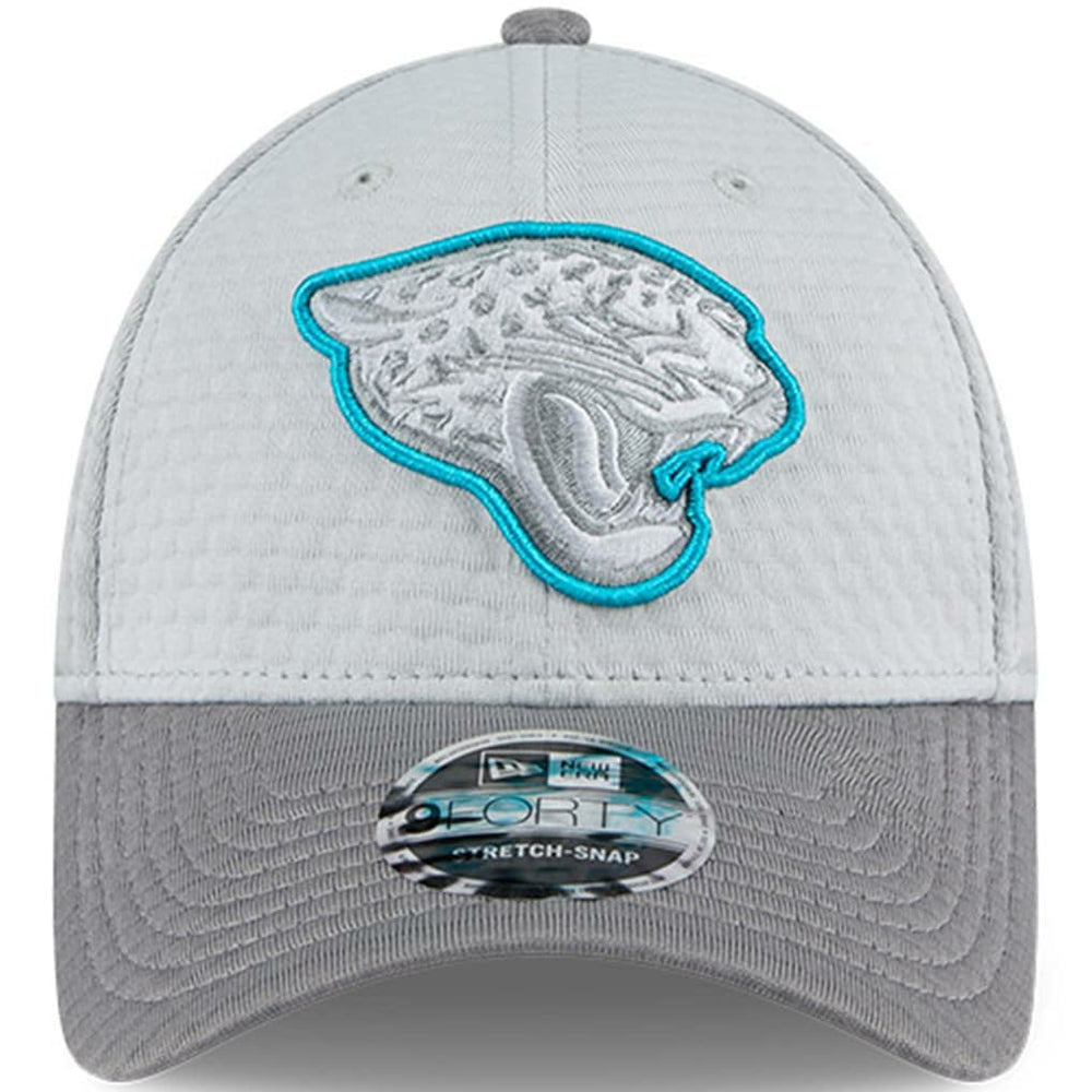 Jacksonville Jaguars New Era 2024 NFL Training Camp 9FORTY Adjustable Hat - Gray on sale