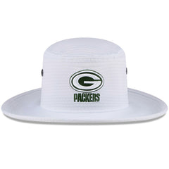 Green Bay Packers New Era 2024 NFL Training Camp Panama Bucket Hat - White sale