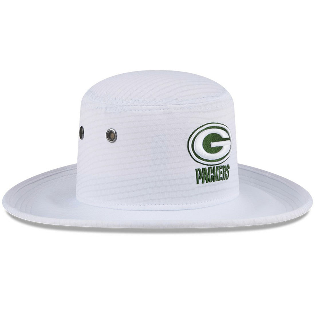 Green Bay Packers New Era 2024 NFL Training Camp Panama Bucket Hat - White sale