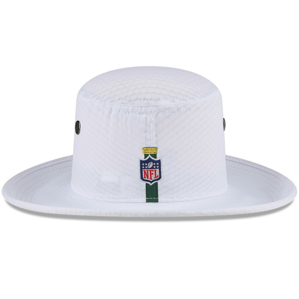 Green Bay Packers New Era 2024 NFL Training Camp Panama Bucket Hat - White sale