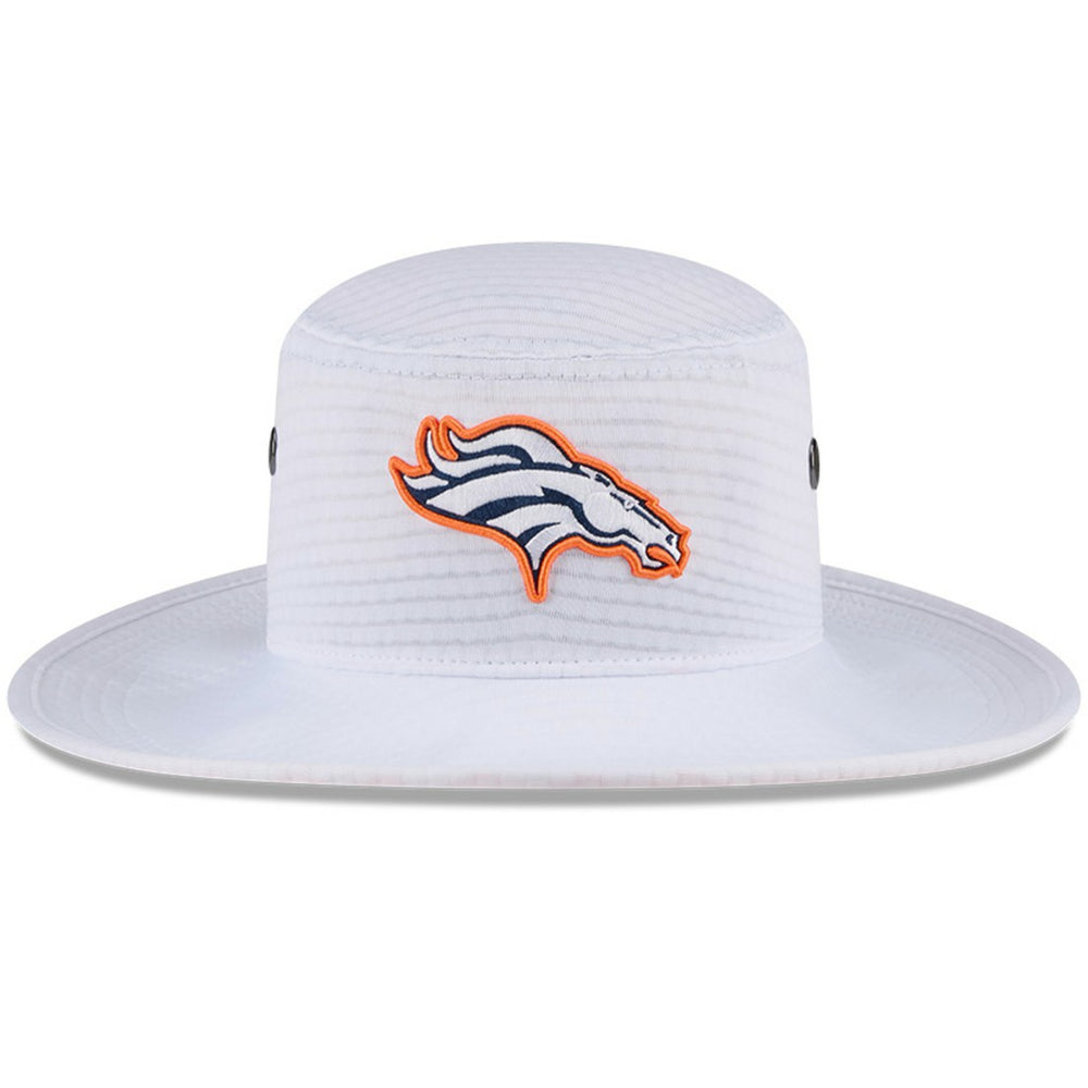 Denver Broncos New Era 2024 NFL Training Camp Panama Bucket Hat - White on sale