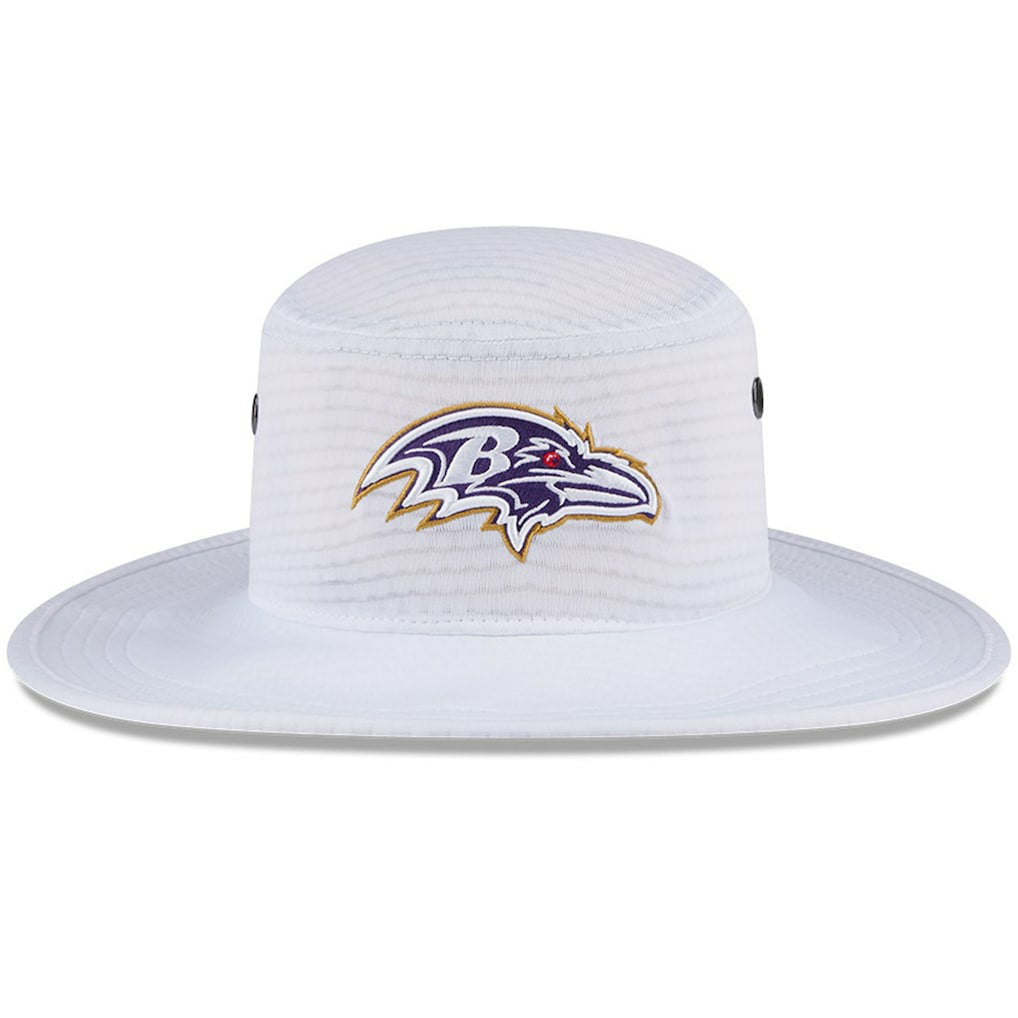 Baltimore Ravens New Era 2024 NFL Training Camp Panama Bucket Hat - White cheap