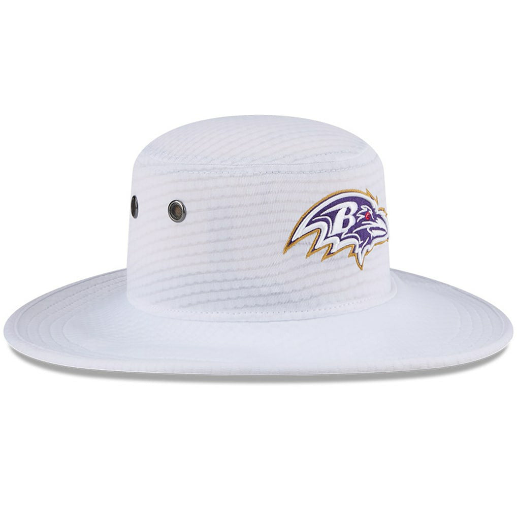 Baltimore Ravens New Era 2024 NFL Training Camp Panama Bucket Hat - White cheap