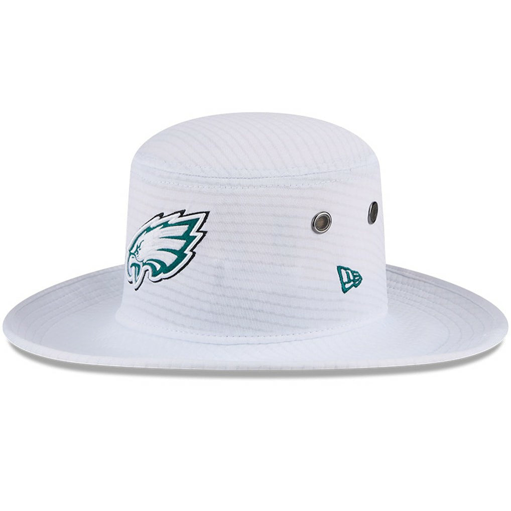 Philadelphia Eagles New Era 2024 NFL Training Camp Panama Bucket Hat - White discount