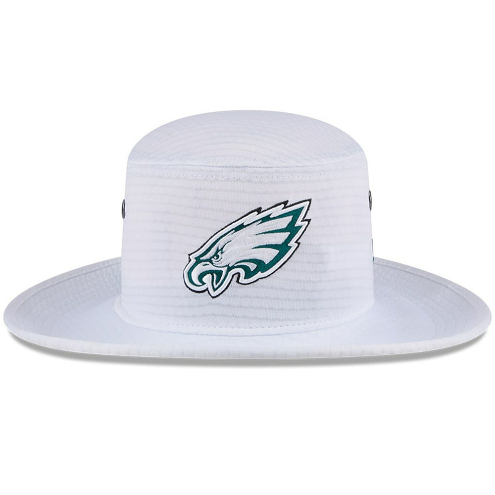 Philadelphia Eagles New Era 2024 NFL Training Camp Panama Bucket Hat - White discount