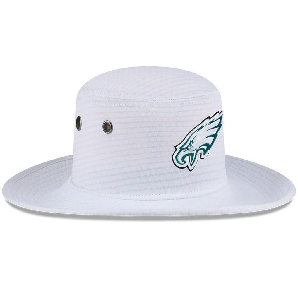 Philadelphia Eagles New Era 2024 NFL Training Camp Panama Bucket Hat - White discount