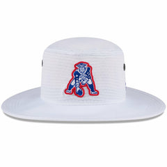 New England Patriots New Era 2024 NFL Training Camp Panama Bucket Hat - White discount