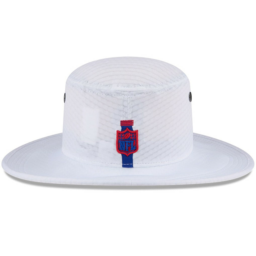 New England Patriots New Era 2024 NFL Training Camp Panama Bucket Hat - White discount