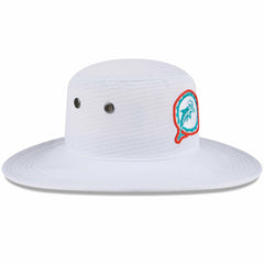 Miami Dolphins New Era 2024 NFL Training Camp Panama Bucket Hat - White cheap