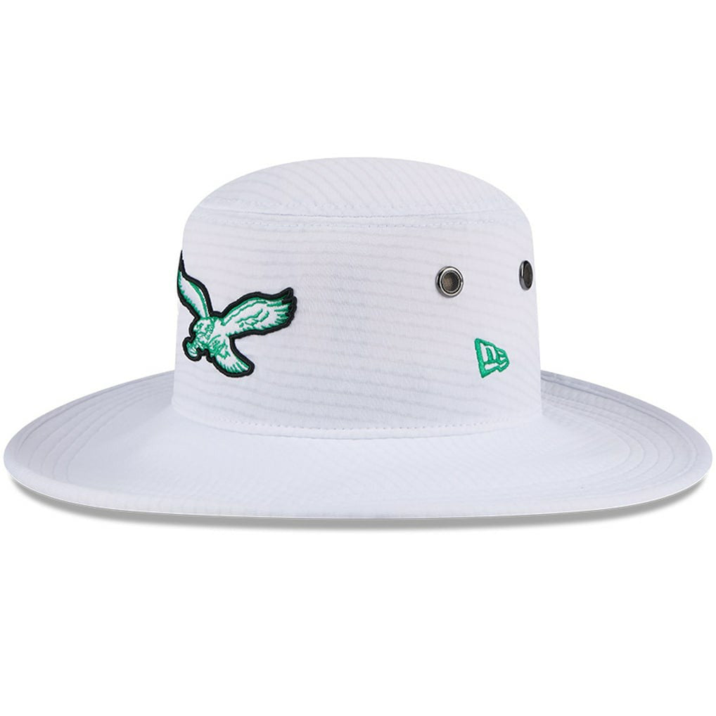 Philadelphia Eagles New Era 2024 NFL Training Camp Panama Bucket Hat - White outlet