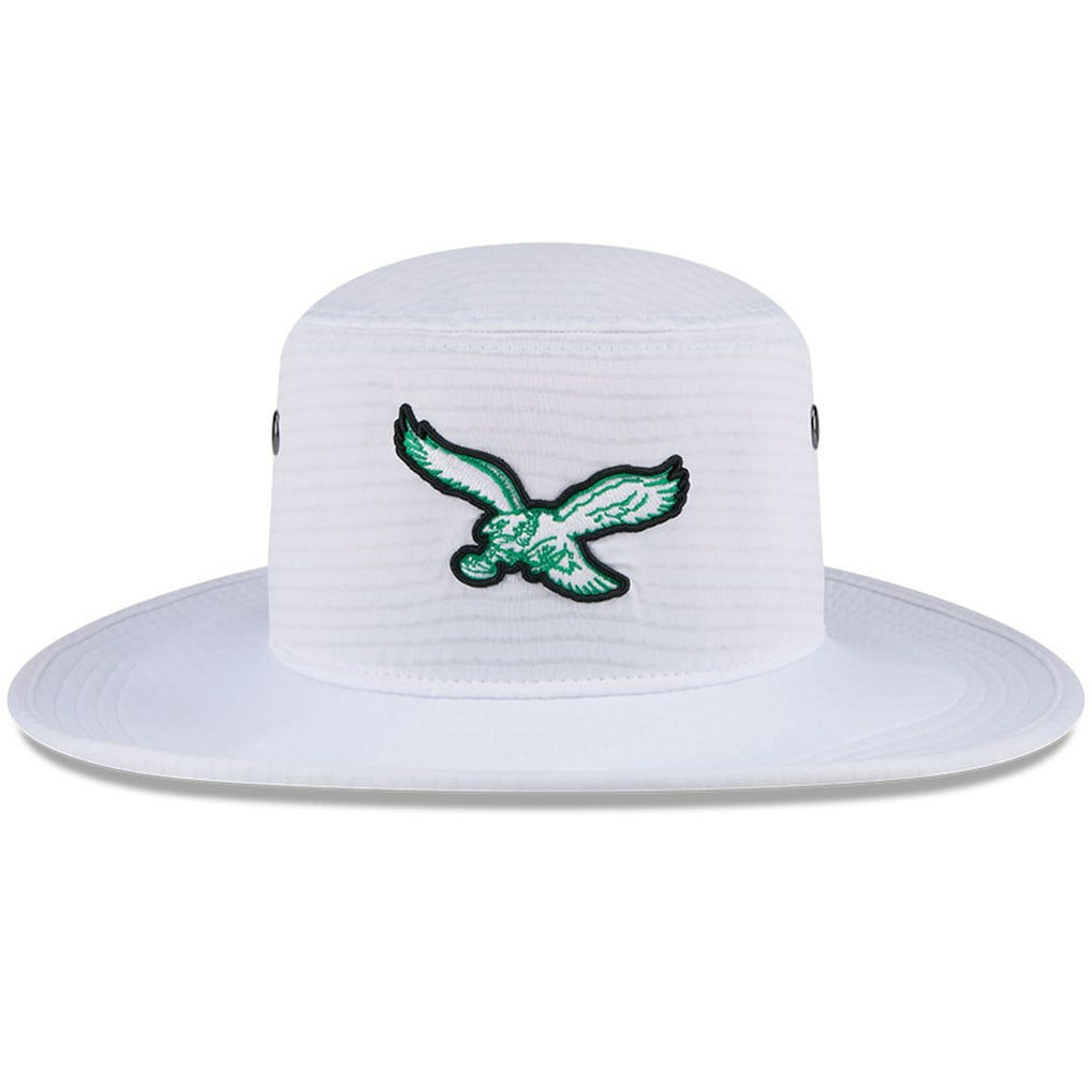 Philadelphia Eagles New Era 2024 NFL Training Camp Panama Bucket Hat - White outlet