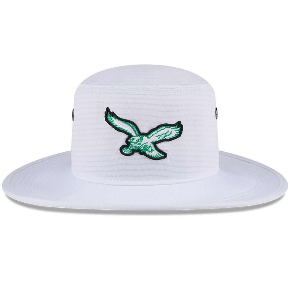 Philadelphia Eagles New Era 2024 NFL Training Camp Panama Bucket Hat - White outlet