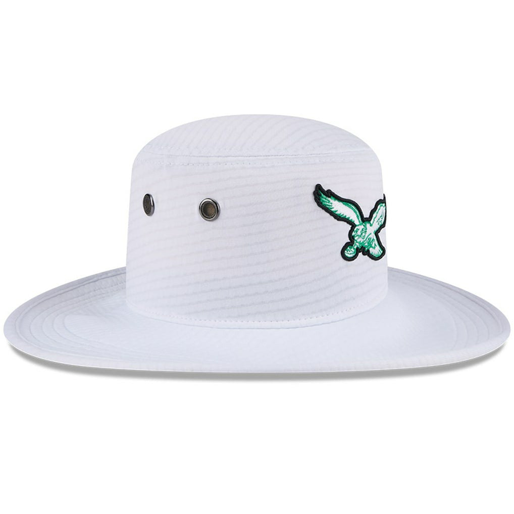 Philadelphia Eagles New Era 2024 NFL Training Camp Panama Bucket Hat - White outlet