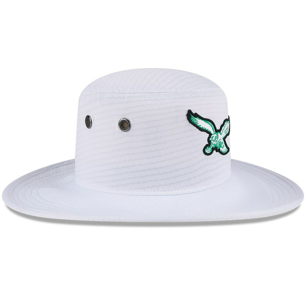 Philadelphia Eagles New Era 2024 NFL Training Camp Panama Bucket Hat - White outlet
