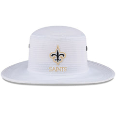 New Orleans Saints New Era 2024 NFL Training Camp Panama Bucket Hat - White on sale
