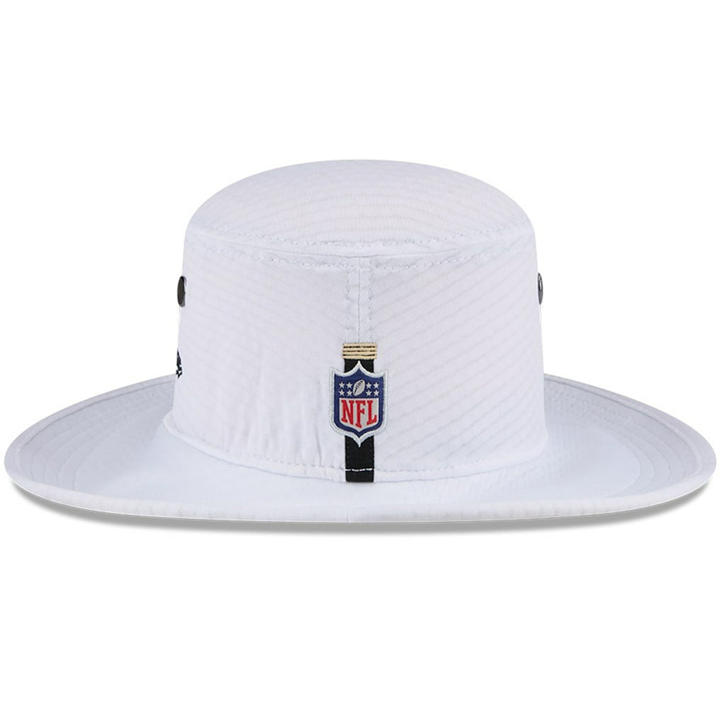 New Orleans Saints New Era 2024 NFL Training Camp Panama Bucket Hat - White on sale