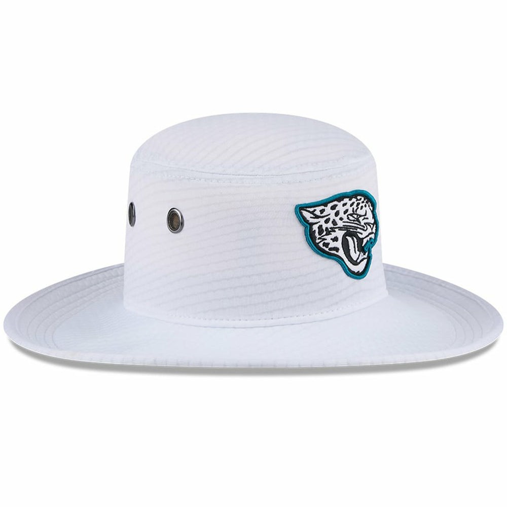 Jacksonville Jaguars New Era 2024 NFL Training Camp Panama Bucket Hat - White cheap