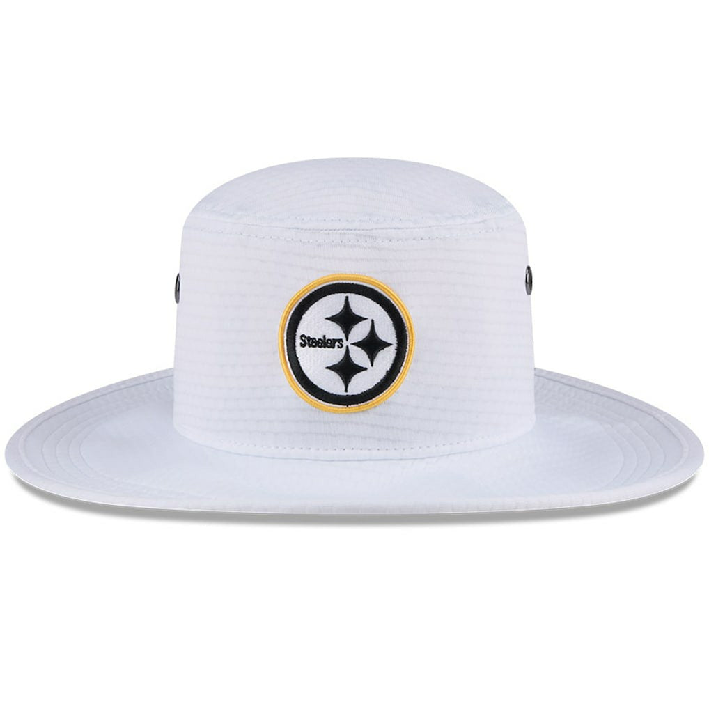 Pittsburgh Steelers New Era 2024 NFL Training Camp Panama Bucket Hat - White sale
