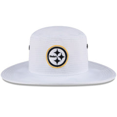 Pittsburgh Steelers New Era 2024 NFL Training Camp Panama Bucket Hat - White sale