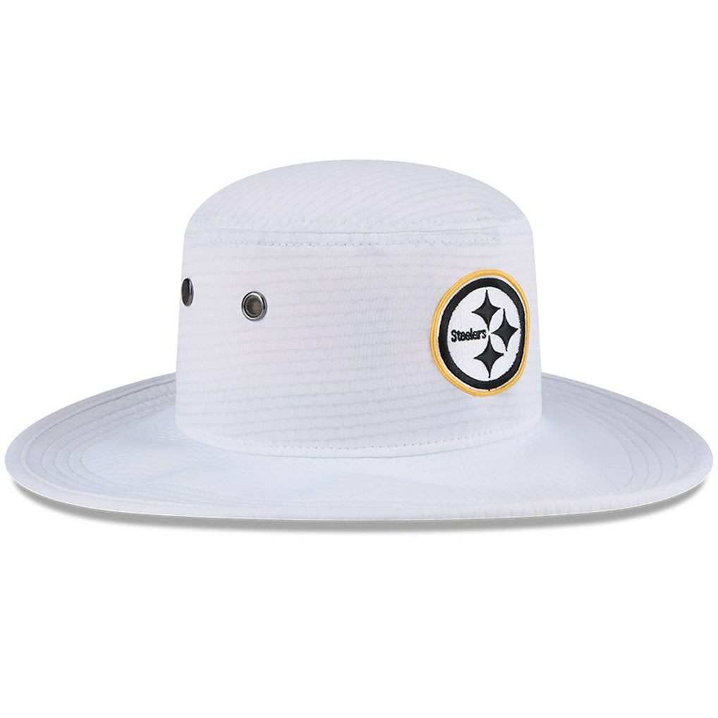 Pittsburgh Steelers New Era 2024 NFL Training Camp Panama Bucket Hat - White sale