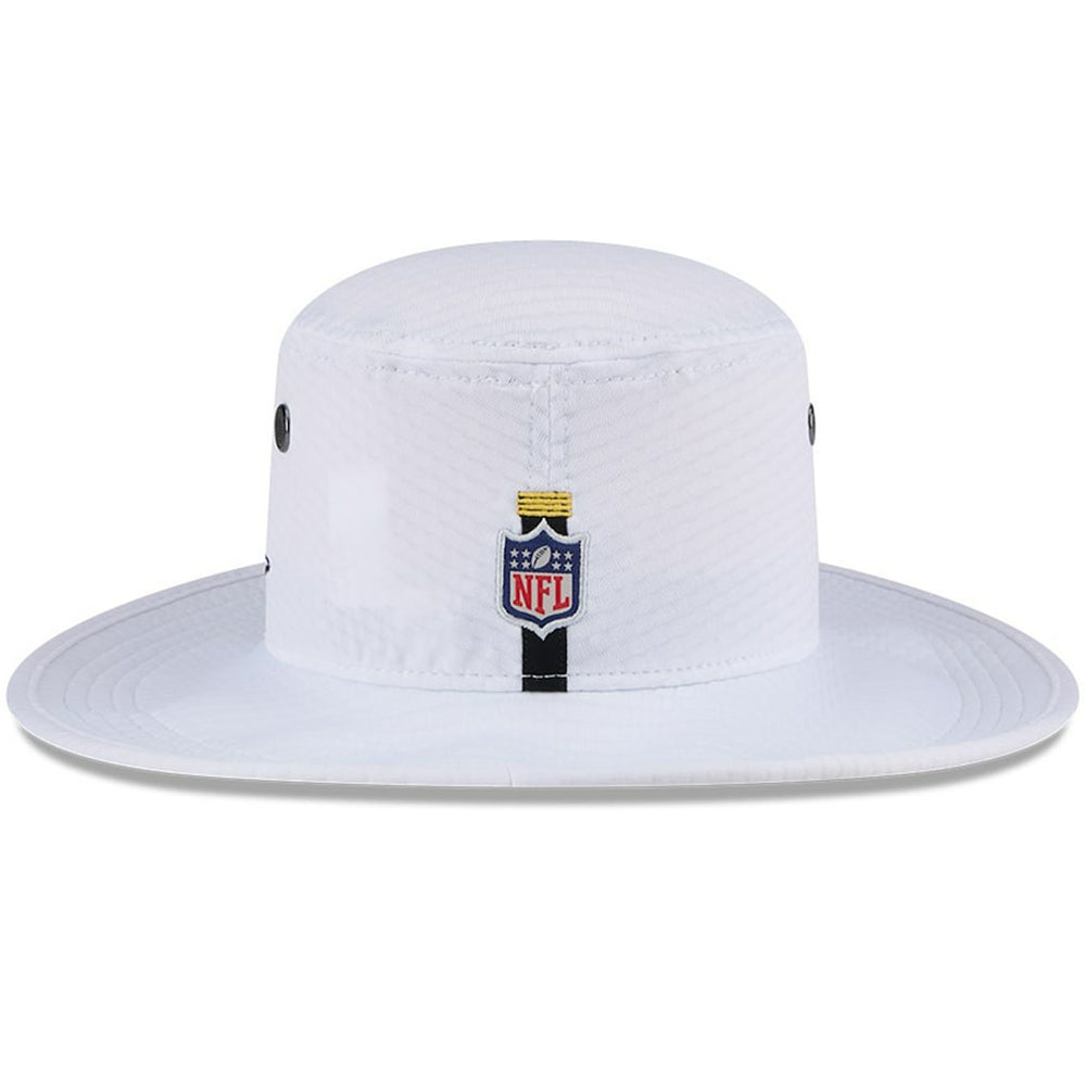 Pittsburgh Steelers New Era 2024 NFL Training Camp Panama Bucket Hat - White sale