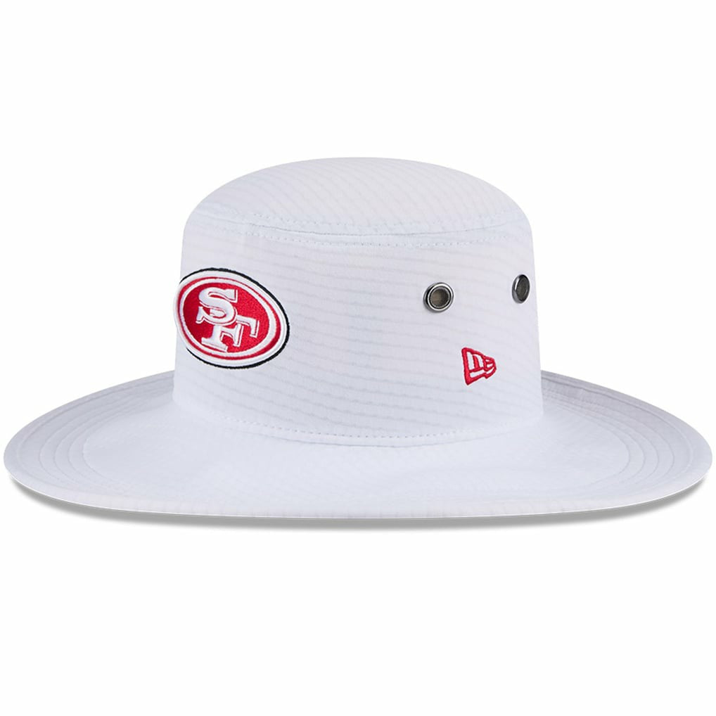 San Francisco 49ers New Era 2024 NFL Training Camp Panama Bucket Hat - White online