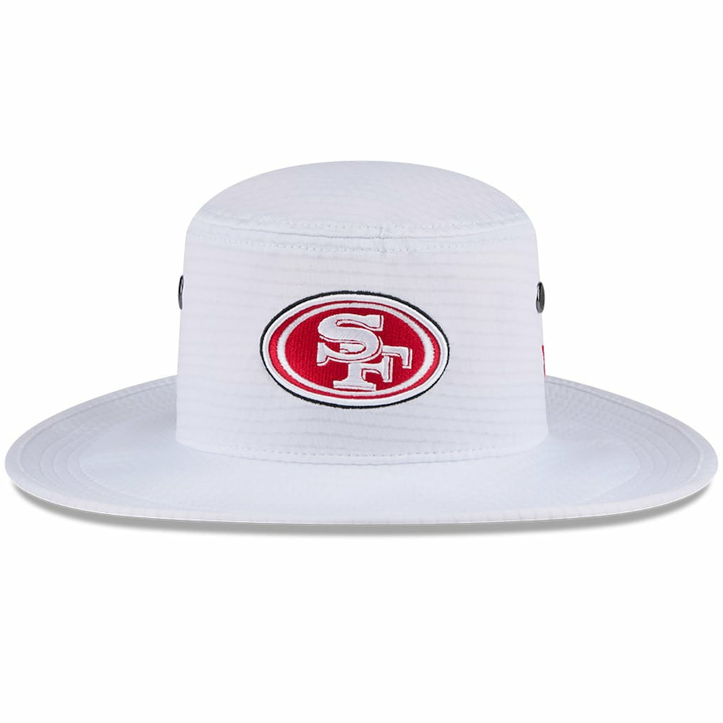 San Francisco 49ers New Era 2024 NFL Training Camp Panama Bucket Hat - White online