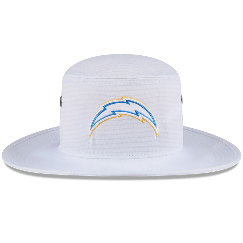 Los Angeles Chargers New Era 2024 NFL Training Camp Panama Bucket Hat - White sale