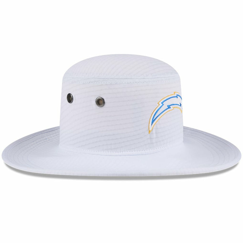 Los Angeles Chargers New Era 2024 NFL Training Camp Panama Bucket Hat - White sale